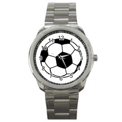 Soccer Lovers Gift Sport Metal Watch by ChezDeesTees