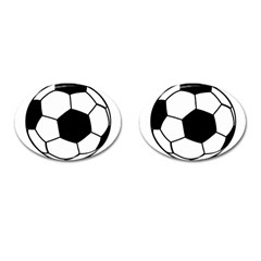 Soccer Lovers Gift Cufflinks (oval) by ChezDeesTees
