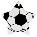 Soccer Lovers Gift Star Ornament (Two Sides) Front