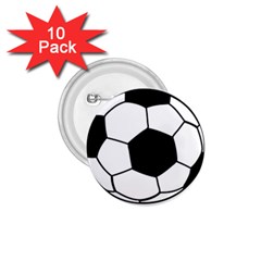 Soccer Lovers Gift 1 75  Buttons (10 Pack) by ChezDeesTees
