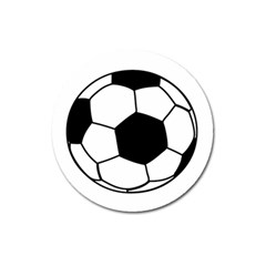 Soccer Lovers Gift Magnet 3  (round) by ChezDeesTees