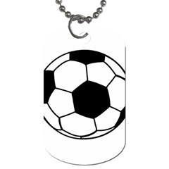 Soccer Lovers Gift Dog Tag (one Side) by ChezDeesTees