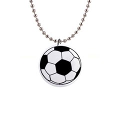 Soccer Lovers Gift 1  Button Necklace by ChezDeesTees