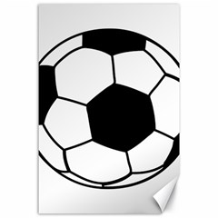 Soccer Lovers Gift Canvas 24  X 36  by ChezDeesTees