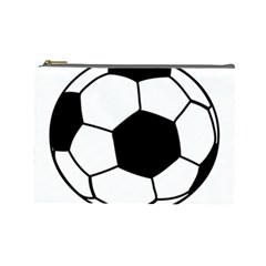 Soccer Lovers Gift Cosmetic Bag (large) by ChezDeesTees