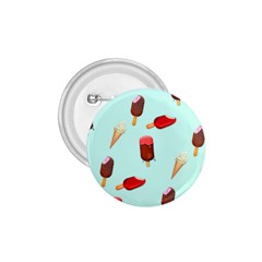 Ice Cream Pattern, Light Blue Background 1 75  Buttons by Casemiro