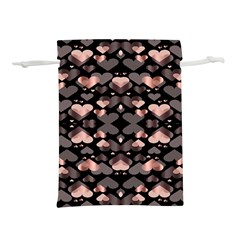Shiny Hearts Lightweight Drawstring Pouch (m) by Sparkle
