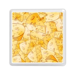Cheese Slices Seamless Pattern Cartoon Style Memory Card Reader (square) by BangZart