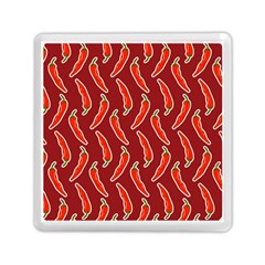 Chili Pattern Red Memory Card Reader (square) by BangZart