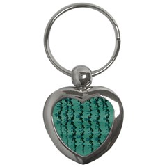 Branches Of A Wonderful Flower Tree In The Light Of Life Key Chain (heart) by pepitasart