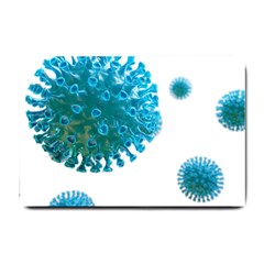 Corona Virus Small Doormat  by catchydesignhill