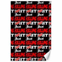 Just Killing It - Silly Toilet Stool Rocket Man Canvas 20  X 30  by DinzDas