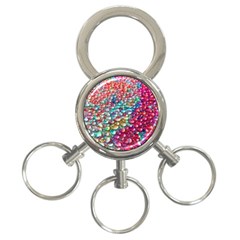 Rainbow Support Group  3-ring Key Chain by ScottFreeArt