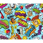 Comic Elements Colorful Seamless Pattern Deluxe Canvas 14  x 11  (Stretched) 14  x 11  x 1.5  Stretched Canvas