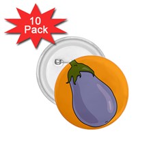Eggplant Fresh Health 1 75  Buttons (10 Pack) by Mariart