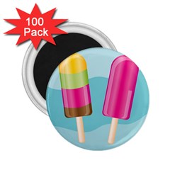 Ice Cream Parlour 2 25  Magnets (100 Pack)  by HermanTelo