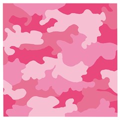 Camo Pink Wooden Puzzle Square by MooMoosMumma