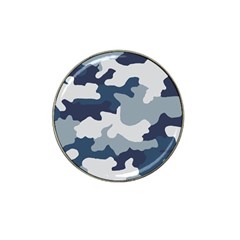 Camo Blue Hat Clip Ball Marker (4 Pack) by MooMoosMumma