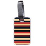 Seventies Stripes Luggage Tag (two sides) Back