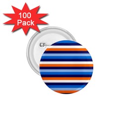 Ocean Blue Stripes 1 75  Buttons (100 Pack)  by tmsartbazaar