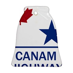 Canam Highway Shield  Bell Ornament (two Sides) by abbeyz71