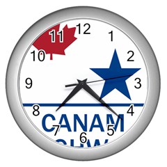 Canam Highway Shield  Wall Clock (silver) by abbeyz71