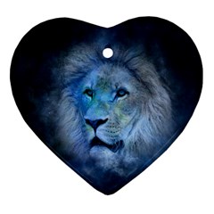 Astrology Zodiac Lion Ornament (heart) by Mariart
