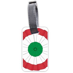 National Cockade Of Italy Luggage Tag (one Side) by abbeyz71