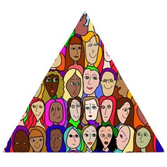 432sisters Wooden Puzzle Triangle by Kritter