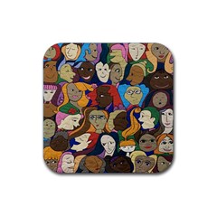 Sisters2020 Rubber Square Coaster (4 Pack)  by Kritter