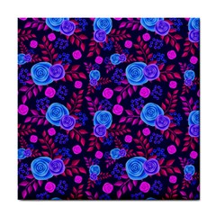 Backgroung Rose Purple Wallpaper Tile Coaster by HermanTelo