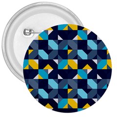 Geometric Hypnotic Shapes 3  Buttons by tmsartbazaar