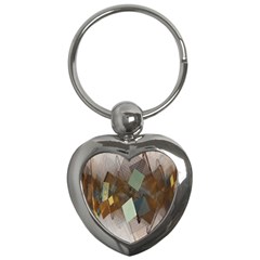 Geometry Diamond Key Chain (heart) by Sparkle