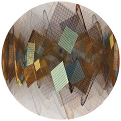 Geometry Diamond Wooden Puzzle Round by Sparkle