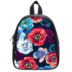 Flowers Pattern School Bag (small) by Sparkle
