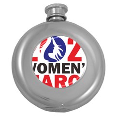 Womens March Round Hip Flask (5 Oz) by happinesshack