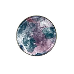Teal And Purple Alcohol Ink Hat Clip Ball Marker (10 Pack) by Dazzleway