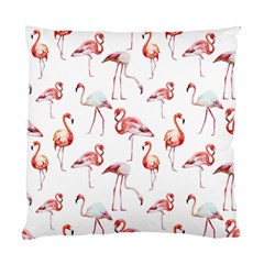 Rose Flamingos Standard Cushion Case (two Sides) by goljakoff