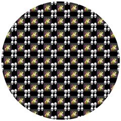 Shiny Skull Wooden Puzzle Round by Sparkle