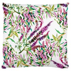 Flowers Large Flano Cushion Case (one Side) by goljakoff