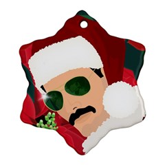 Mr  Bad Guy Santa For Awp Ornament (snowflake) by Satokina