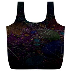 Fractal Leafs Full Print Recycle Bag (xxxl) by Sparkle