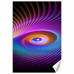 Fractal Illusion Canvas 12  X 18  by Sparkle