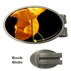 Yellow Poppies Money Clips (oval)  by Audy