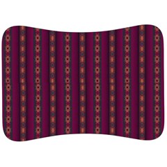 Maroon Sprinkles Velour Seat Head Rest Cushion by Sparkle