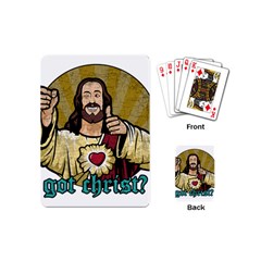 Buddy Christ Playing Cards Single Design (mini) by Valentinaart