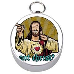 Buddy Christ Silver Compasses by Valentinaart