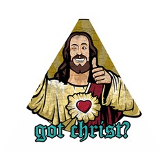 Buddy Christ Wooden Puzzle Triangle by Valentinaart