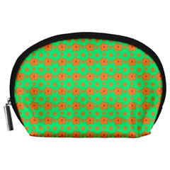 Small Big Floral Accessory Pouch (large) by Sparkle