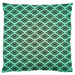 Pattern Texture Geometric Pattern Green Standard Flano Cushion Case (two Sides) by Dutashop
